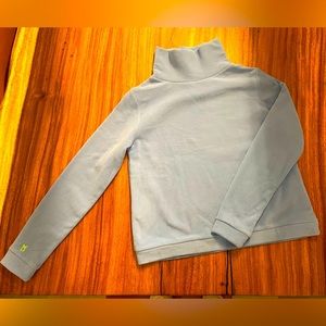 Park slope turtleneck in terry fleece.